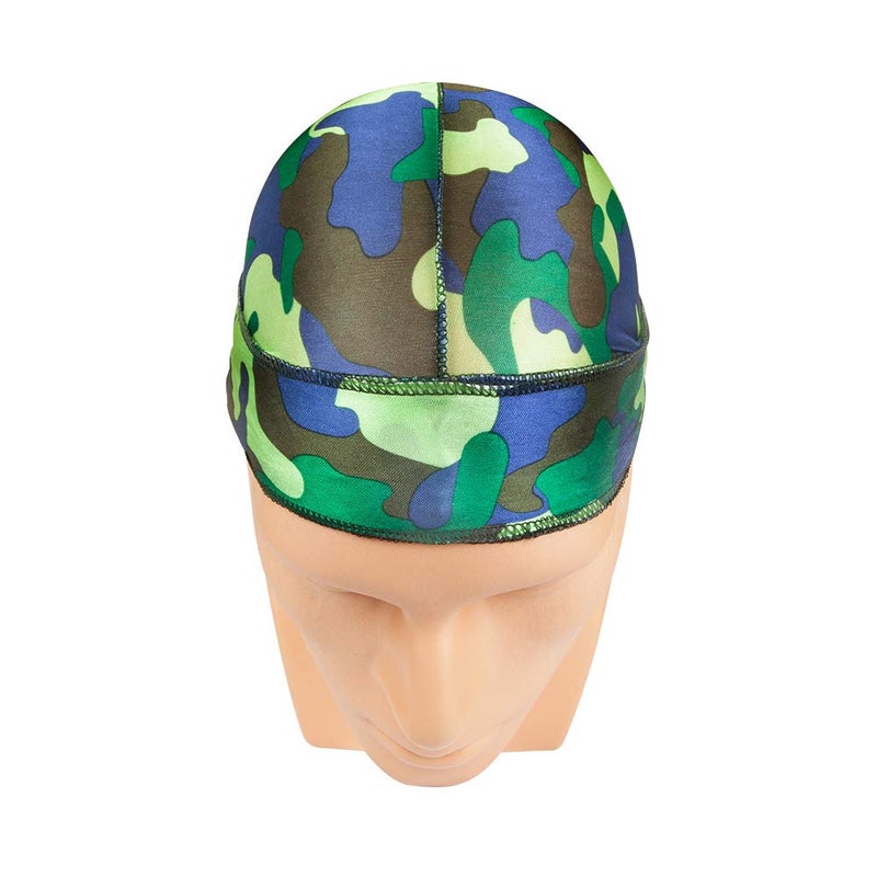 Tyche Silky Durag Royal Silky Collection Ultra Stretch Army Camo - Image 3